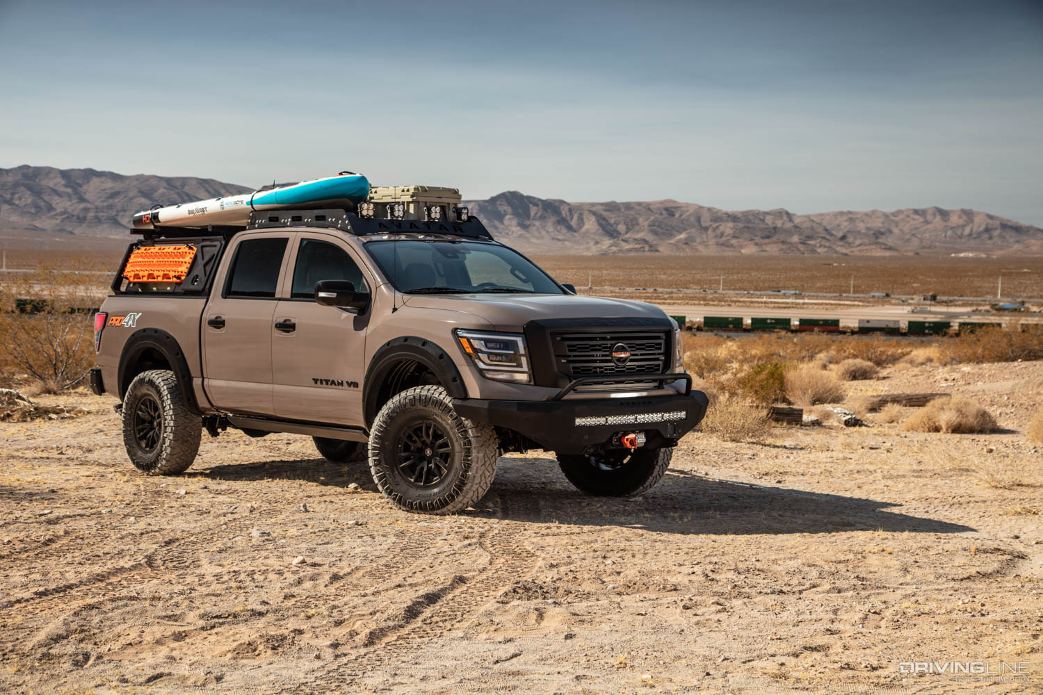 Overland Nissan Titan on Nitto Ridge Grapplers