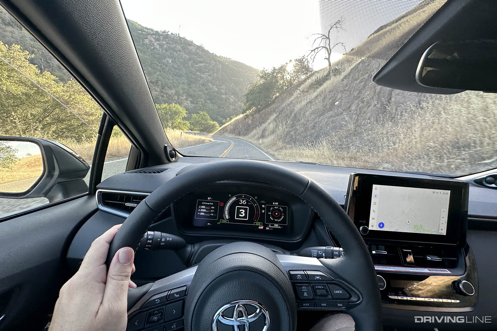 2023 GR Corolla Driver View