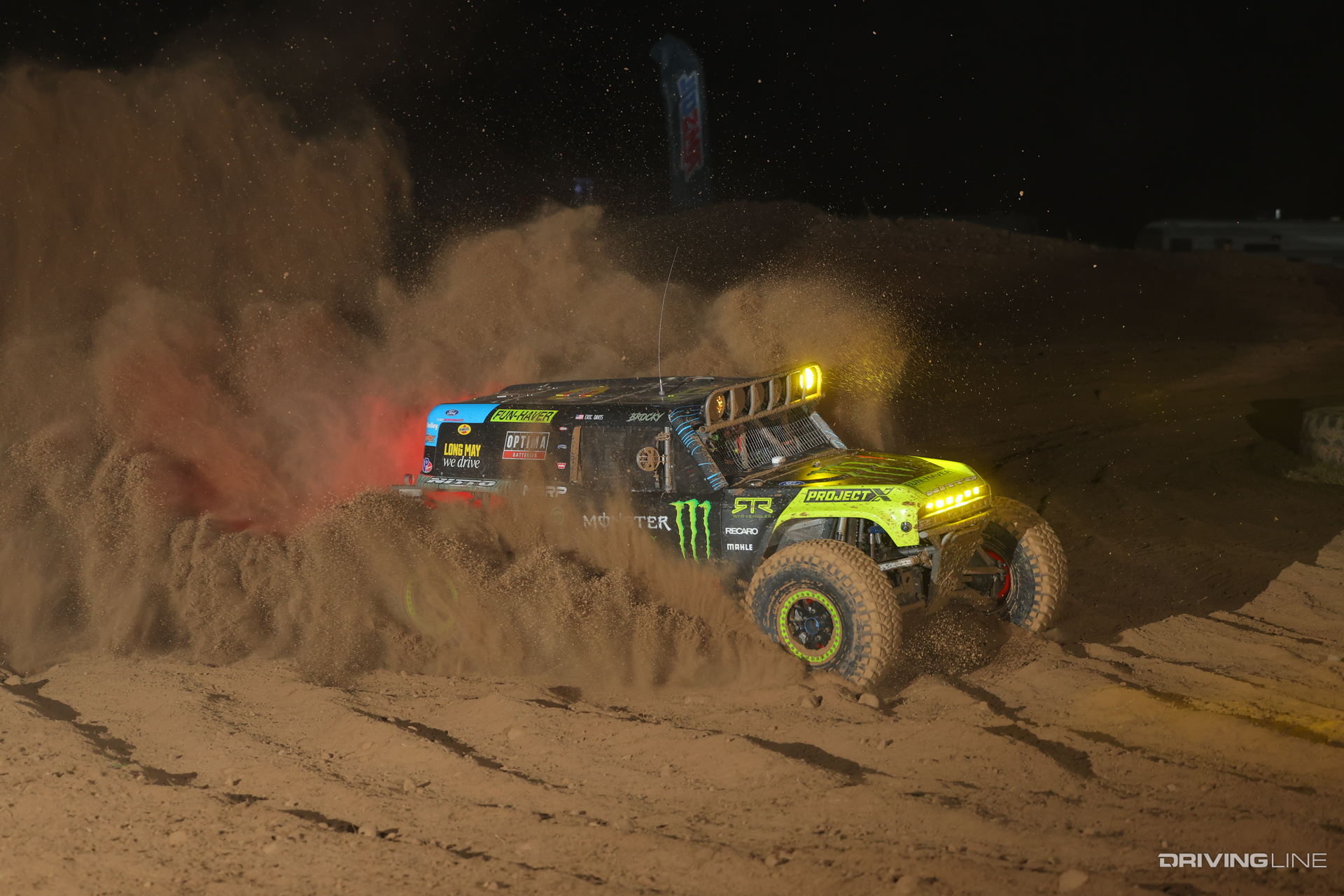 Tons of dust was stirred up as the powerful race cars were blasting around the course at the Ultra4 Crandon 2023 race