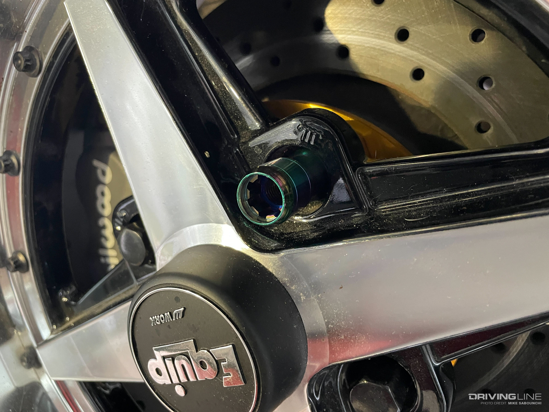 Locking Lug Nut on Equip Wheel