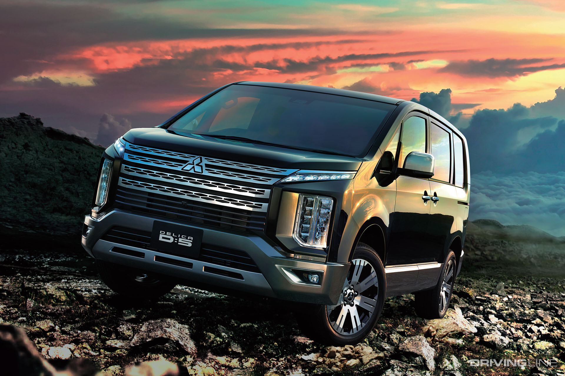 Mitsubishi Delica D:5 Off-Roading