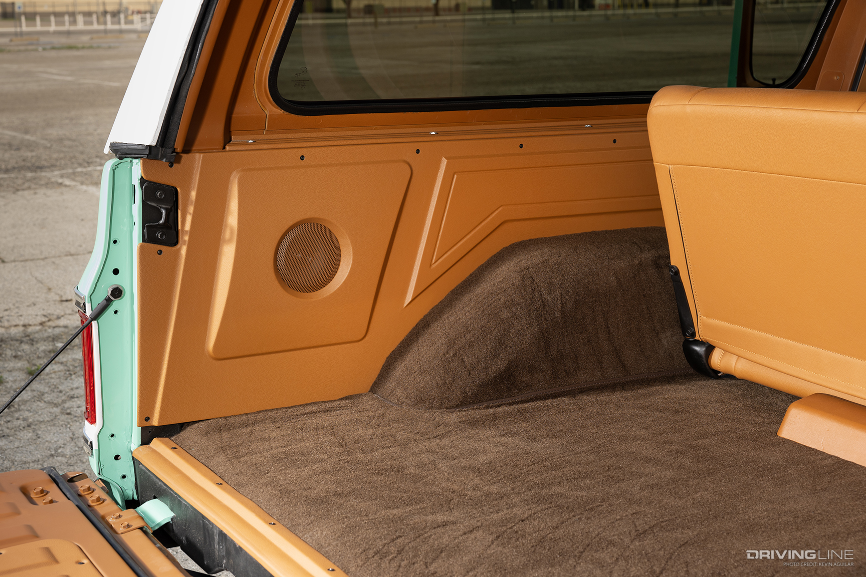 Stereo of Cody McKelvy's '78 GMC Jimmy Built by Hill's Hot Rods