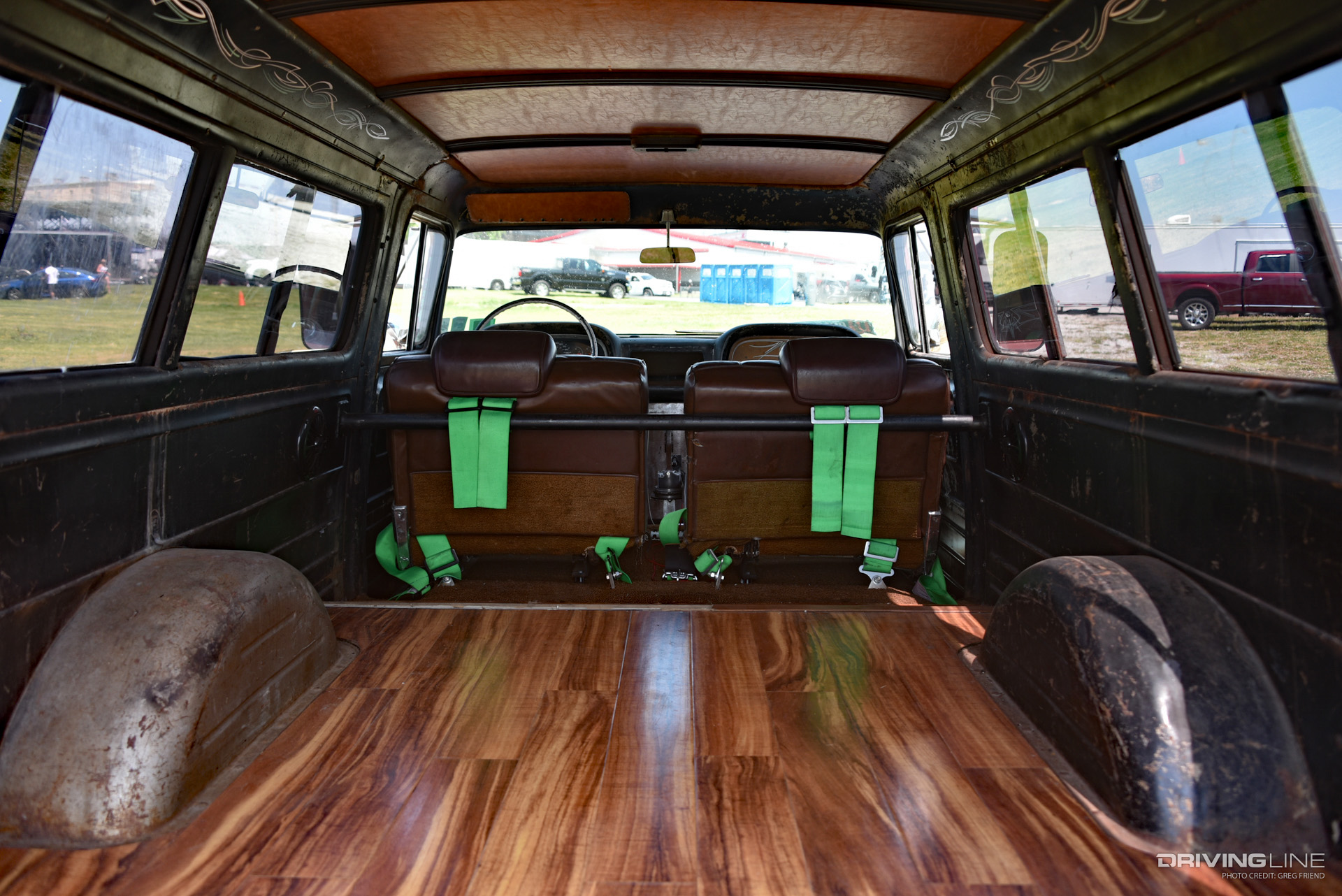 Wood Flooring 1957 Suburban Diesel Swap