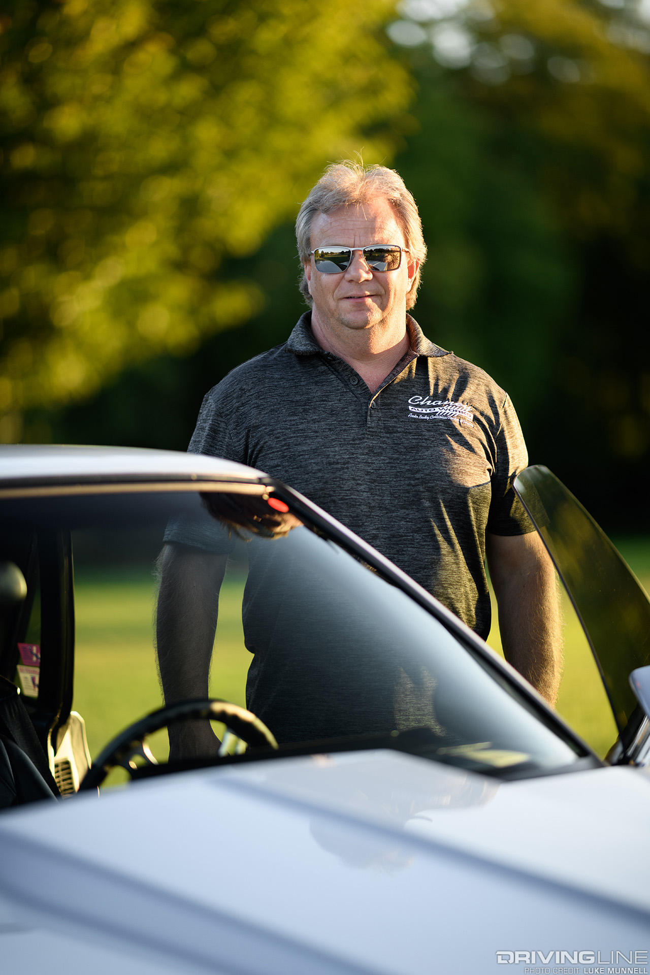 Scott Chaney with his 1987 Chevy El Camino