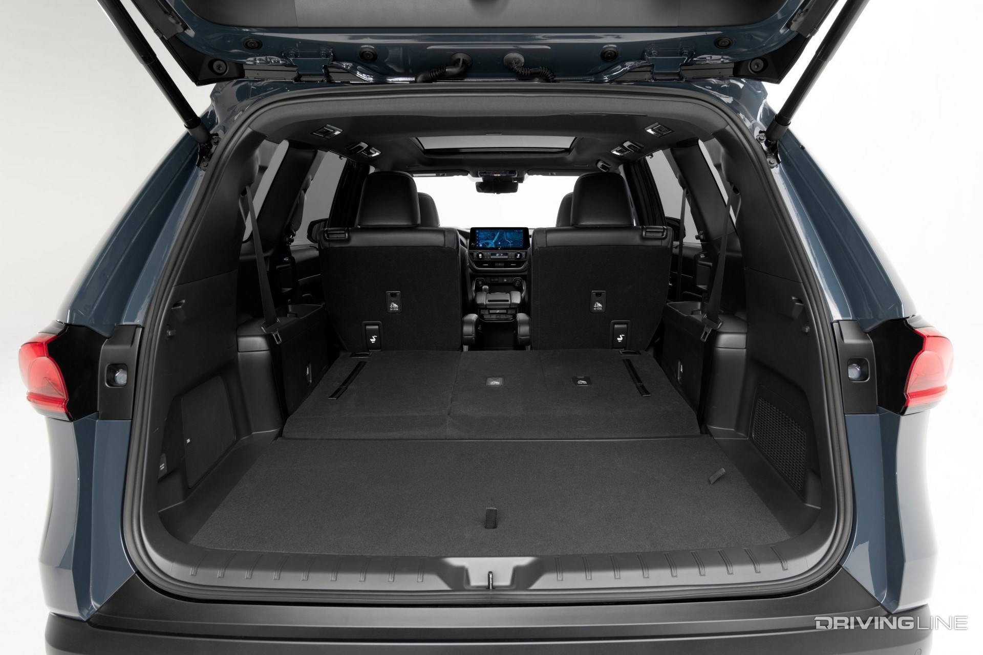 2024 Toyota Grand Highlander folded cargo area