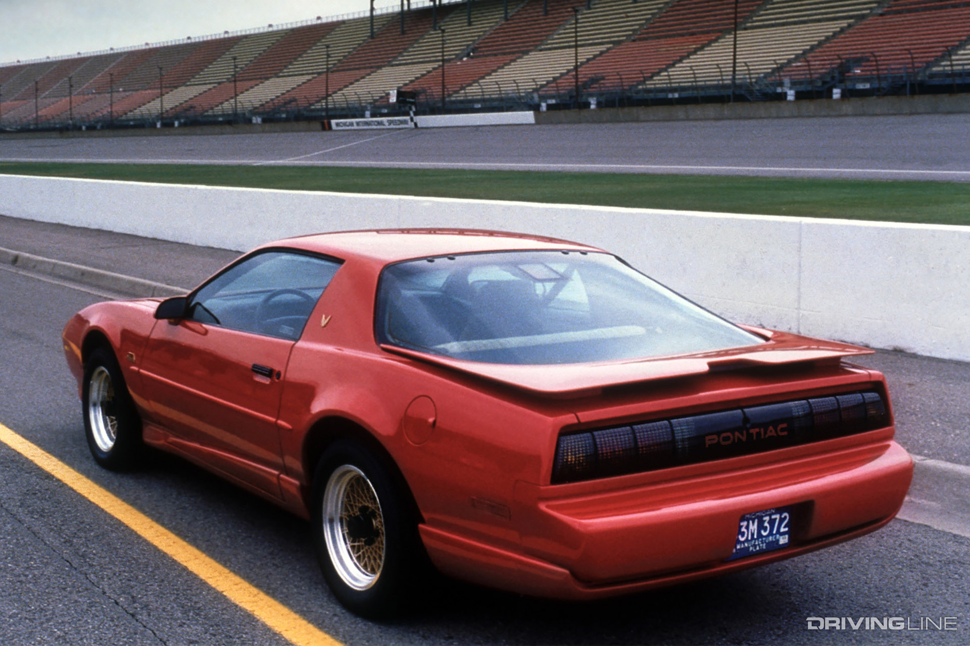 Pontiac Trans Am GTA Red Rear View