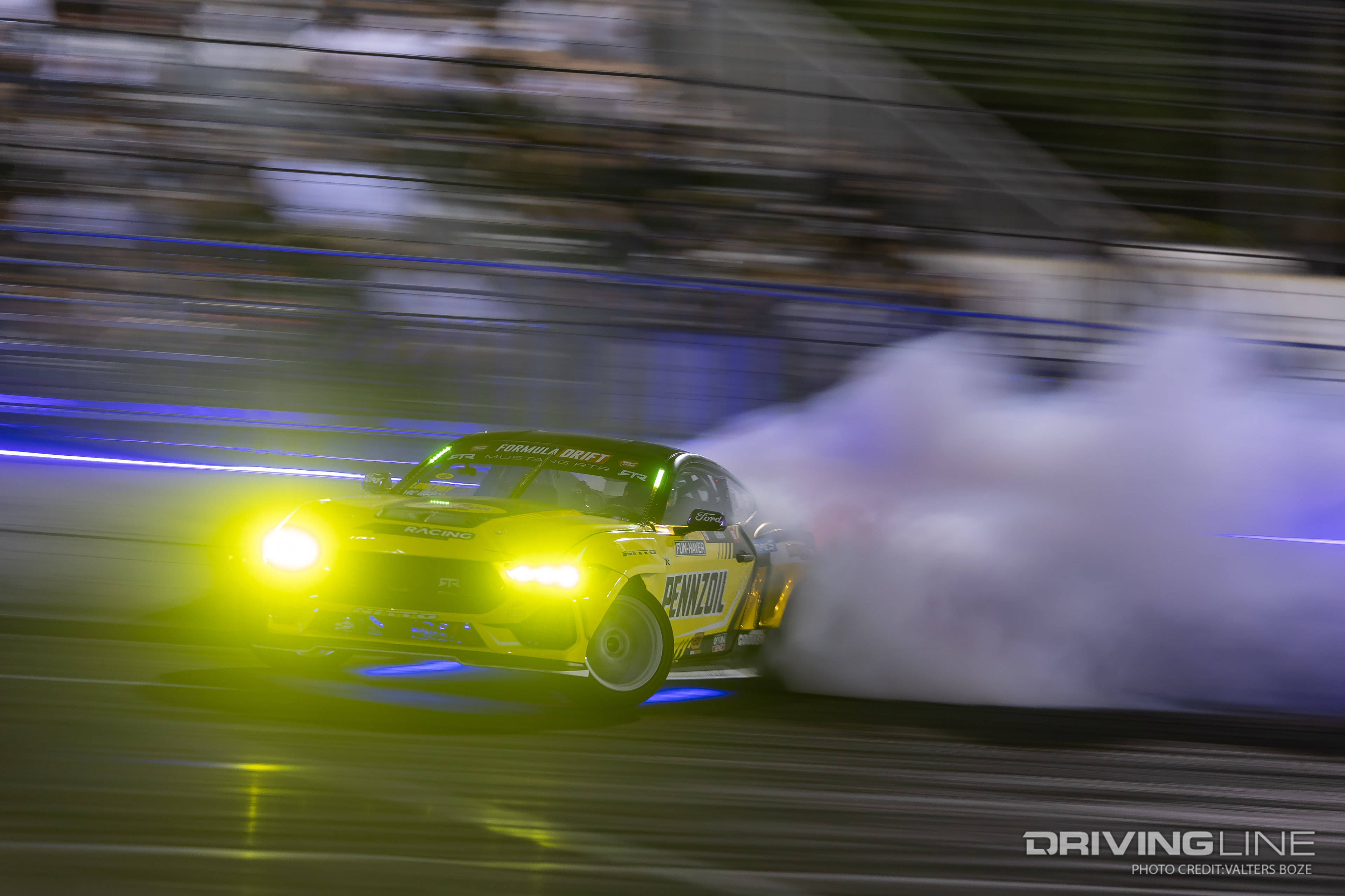 Chelsea DeNofa Drifting at 2023 Formula Drift Irwindale round 8