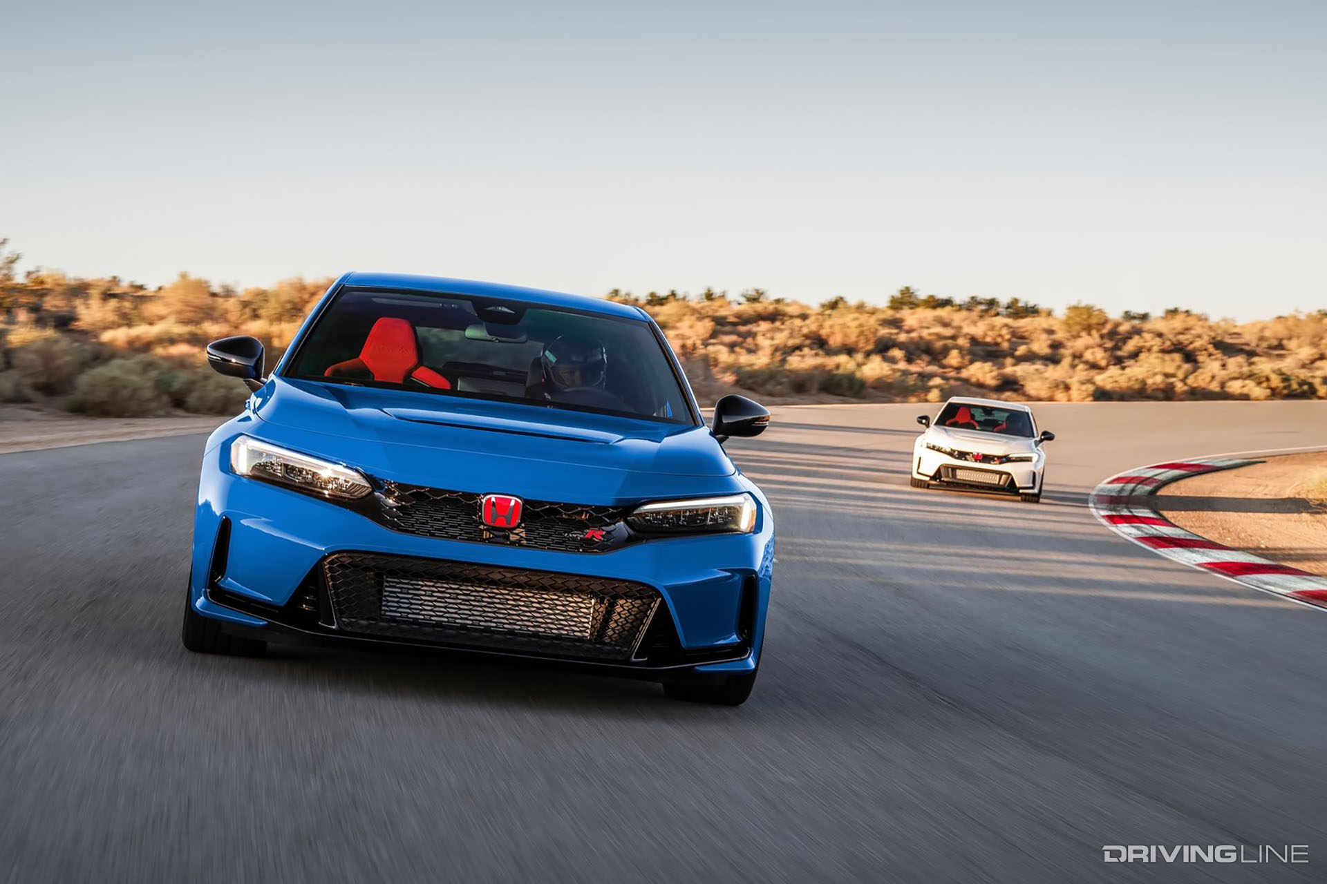 Honda Civic Type R FL5 Blue Front View