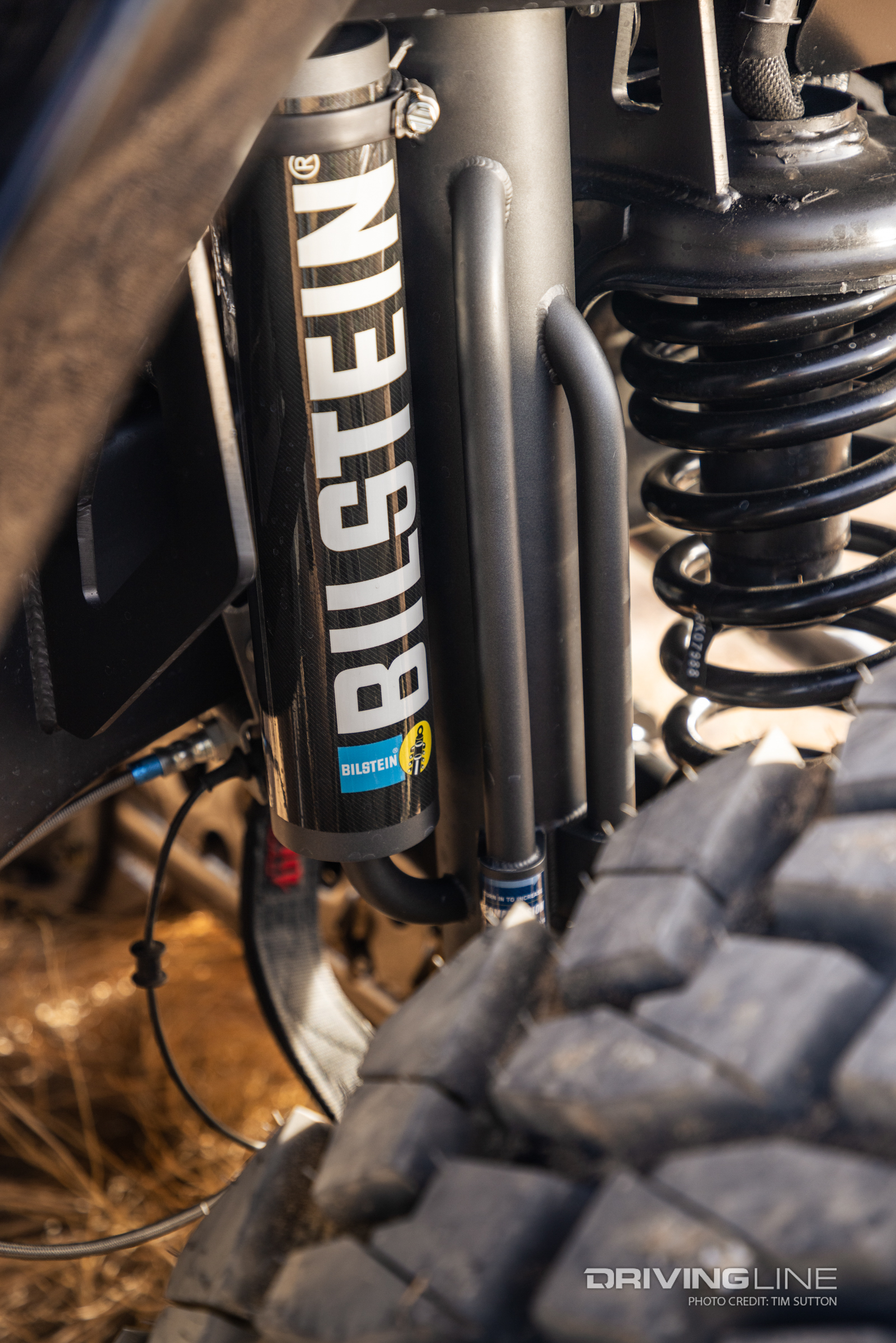 Bilstein Shock on Built2wander Jeep Wrangler Rubicon392 Build