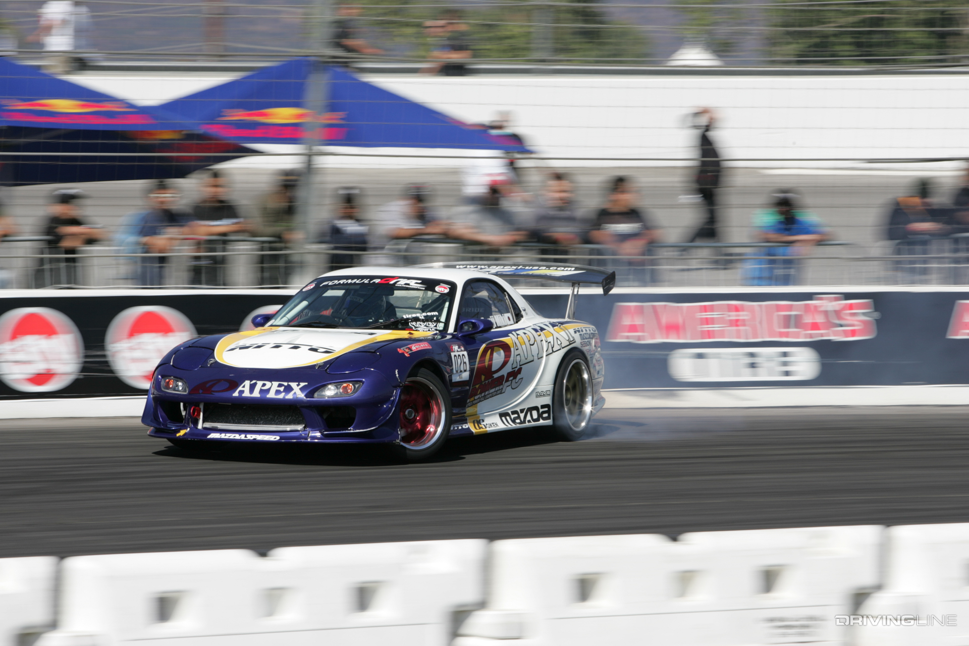 Bergenholtz Racing campaigned a 13B-powered Mazda RX7 for several years with Japanese D1 champion Ryuji Miki behind the wheel