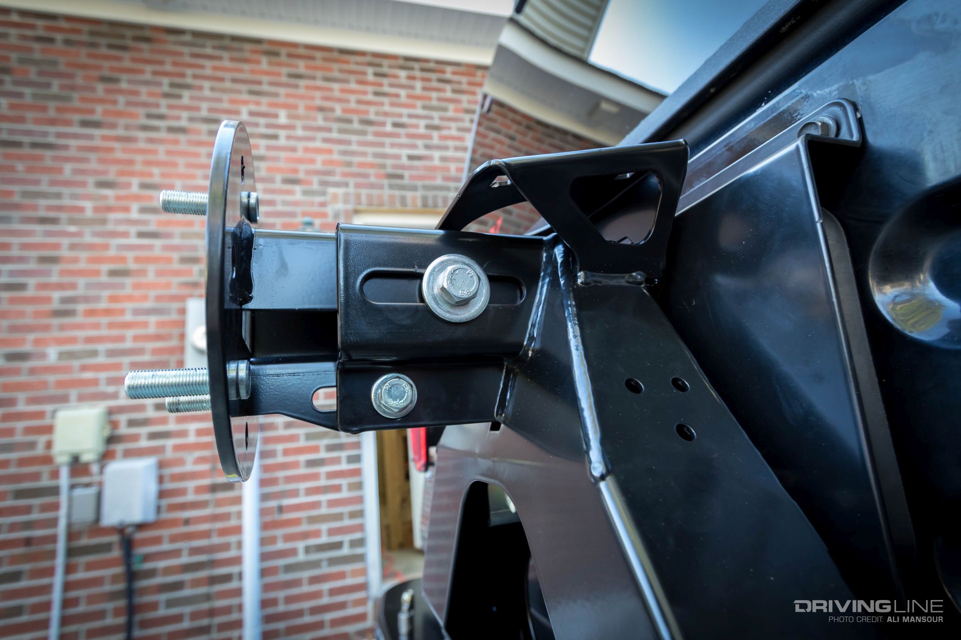 Spare tire mount on tailgate