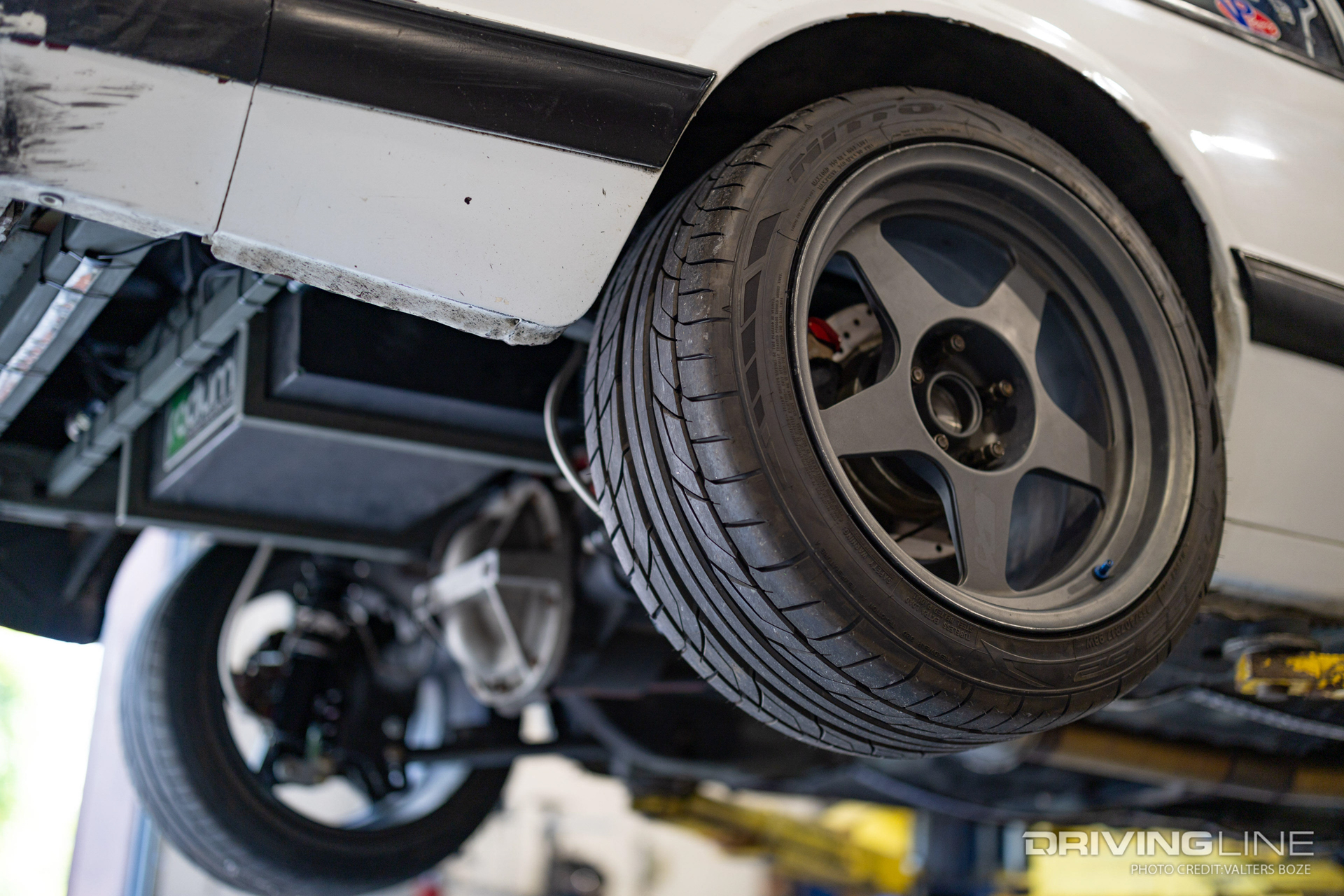 Nitto NT555 G2 tires on Chelsea DeNofa's Fox Body Mustang