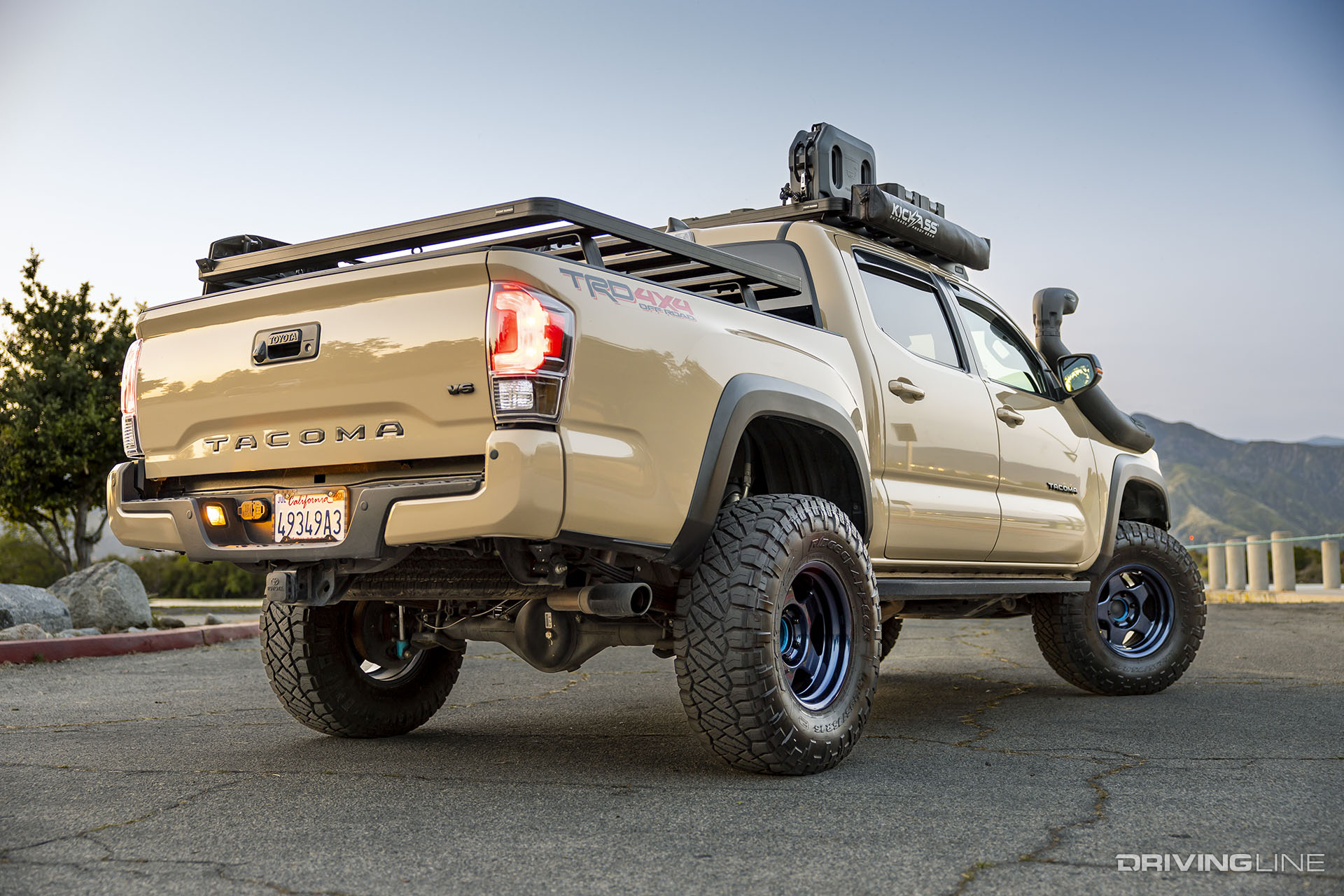 Quicksand Toyota Tacoma Rear View