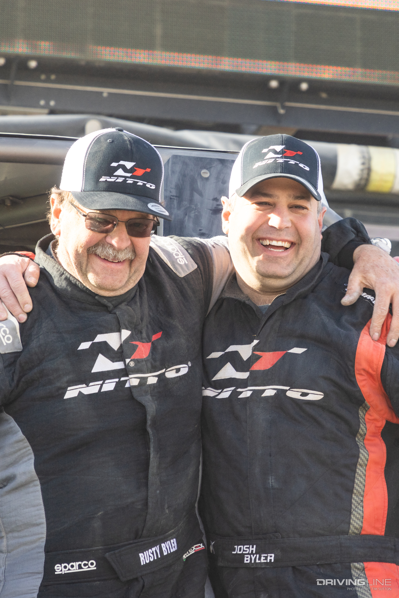 Rusty and Josh Blyler after placing 3rd and 4th at 2023 King of the Hammers