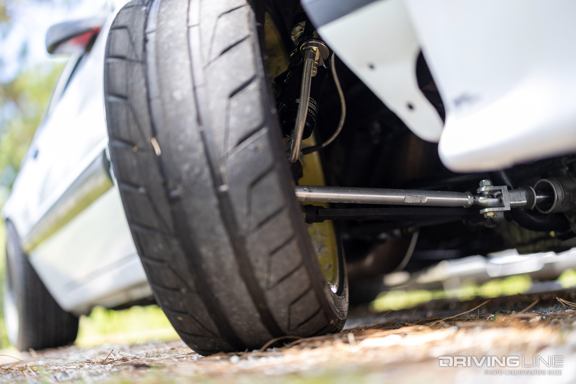NT05 tires on a Fox Body Mustang