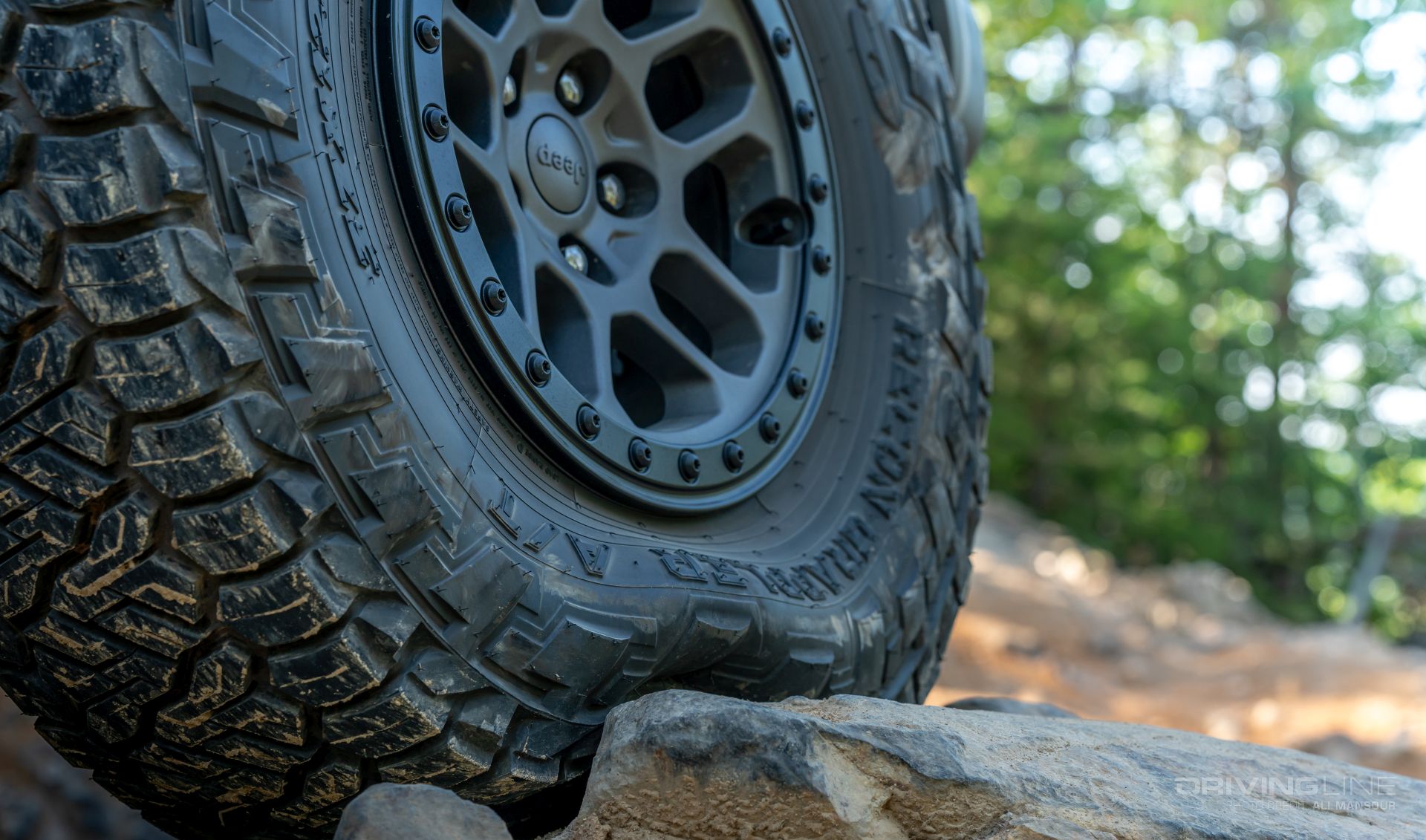 Nitto Recon Grappler A/T sidewall flex rock crawling
