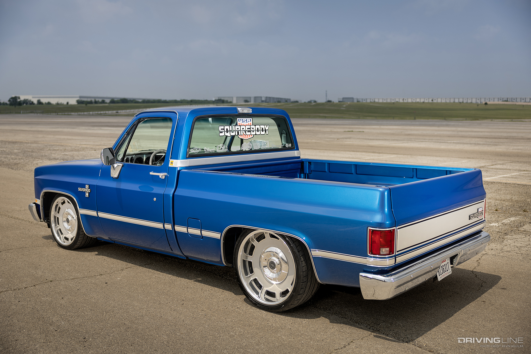 Rear of Terry Hill's '87 Chevy R-10 Silverado