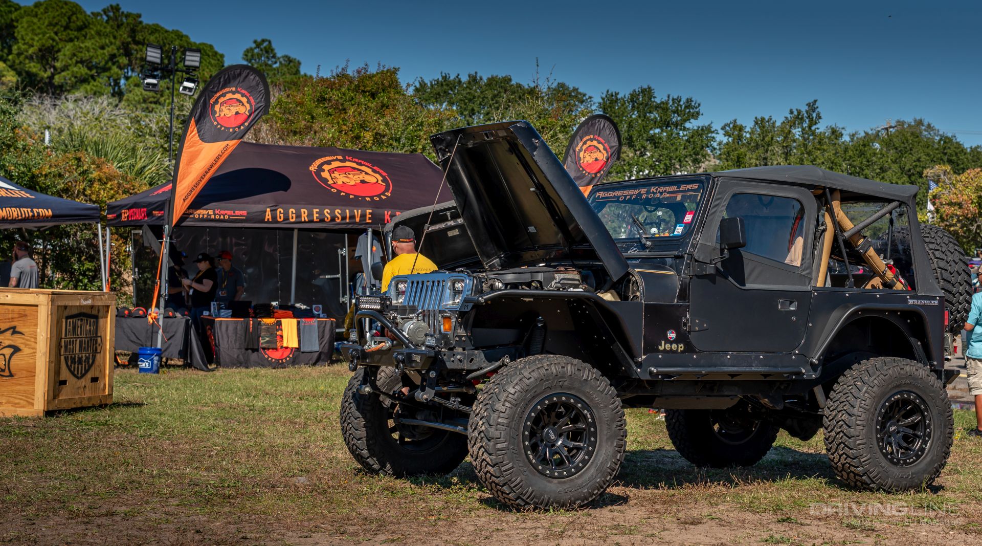Aggressive Crawlers Jeep Wrangler YJ Pentastar swap