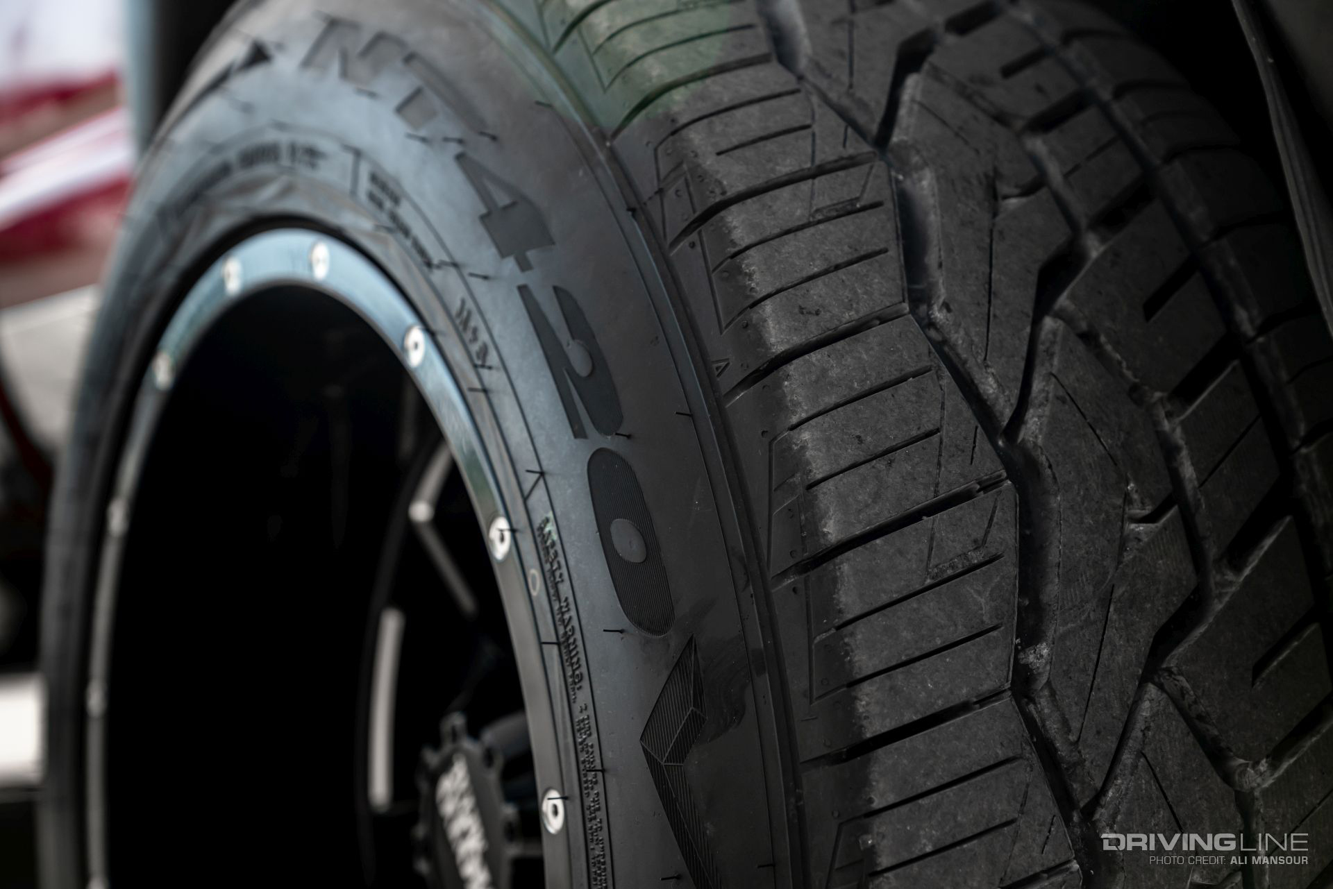 Nitto NT420V All Season Tire close up