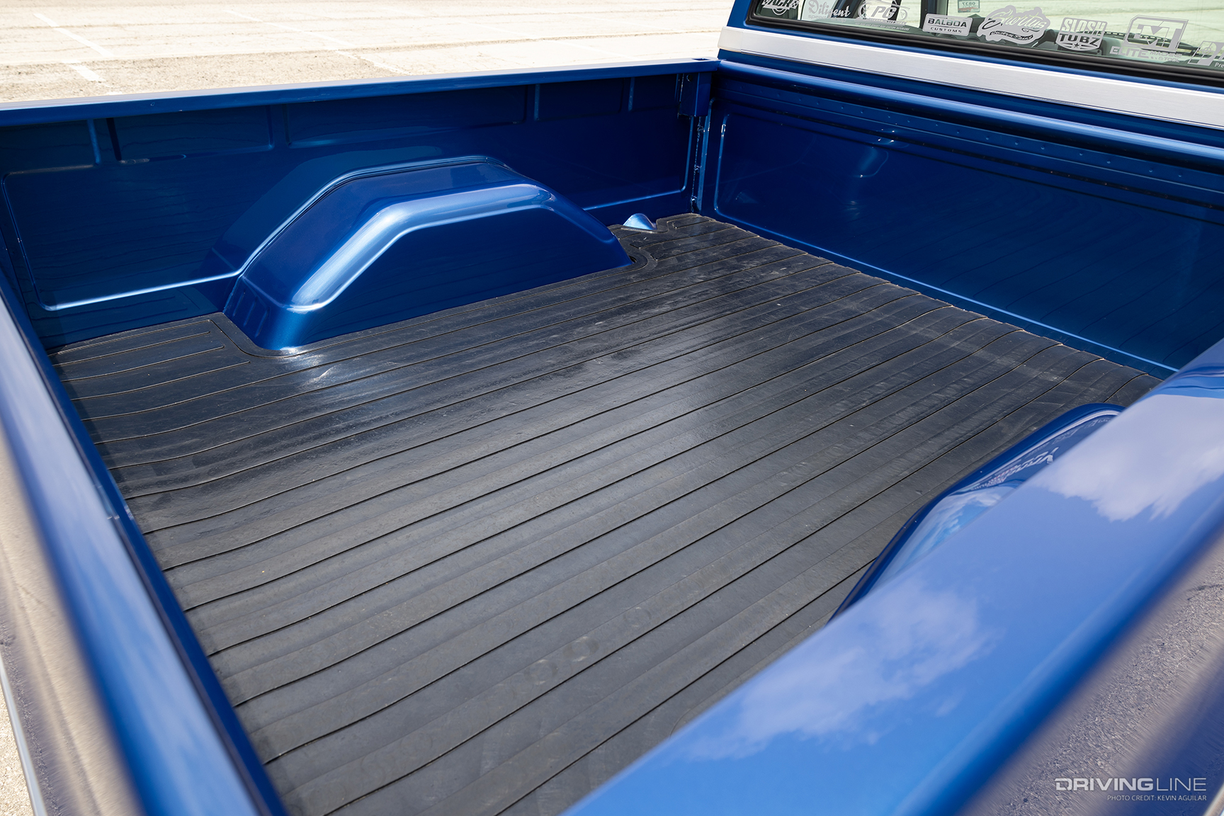 Bed of Terry Hill's '87 Chevy R-10 Silverado