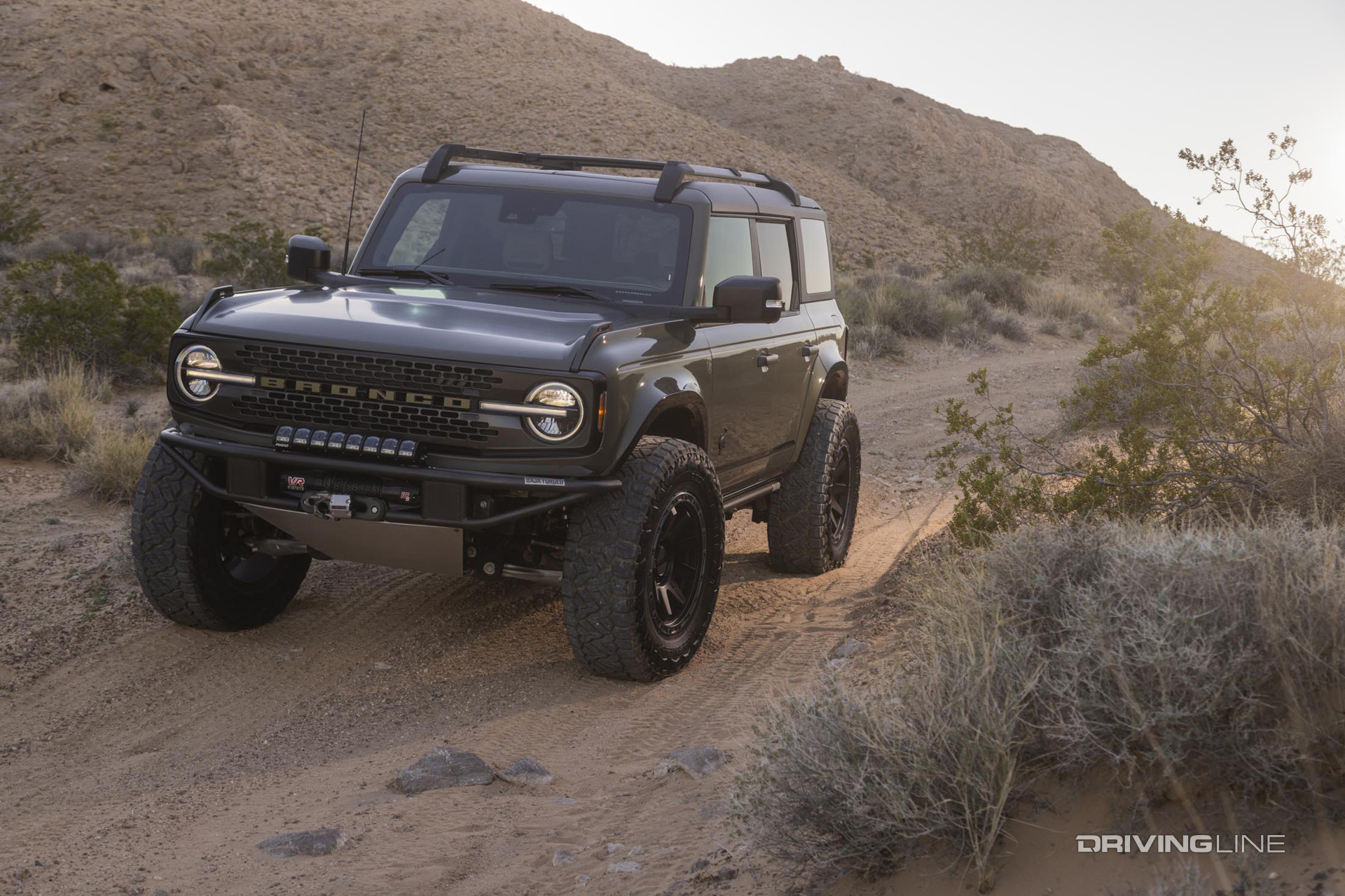 baja forged ford bronco wheeling desert on nitto tires