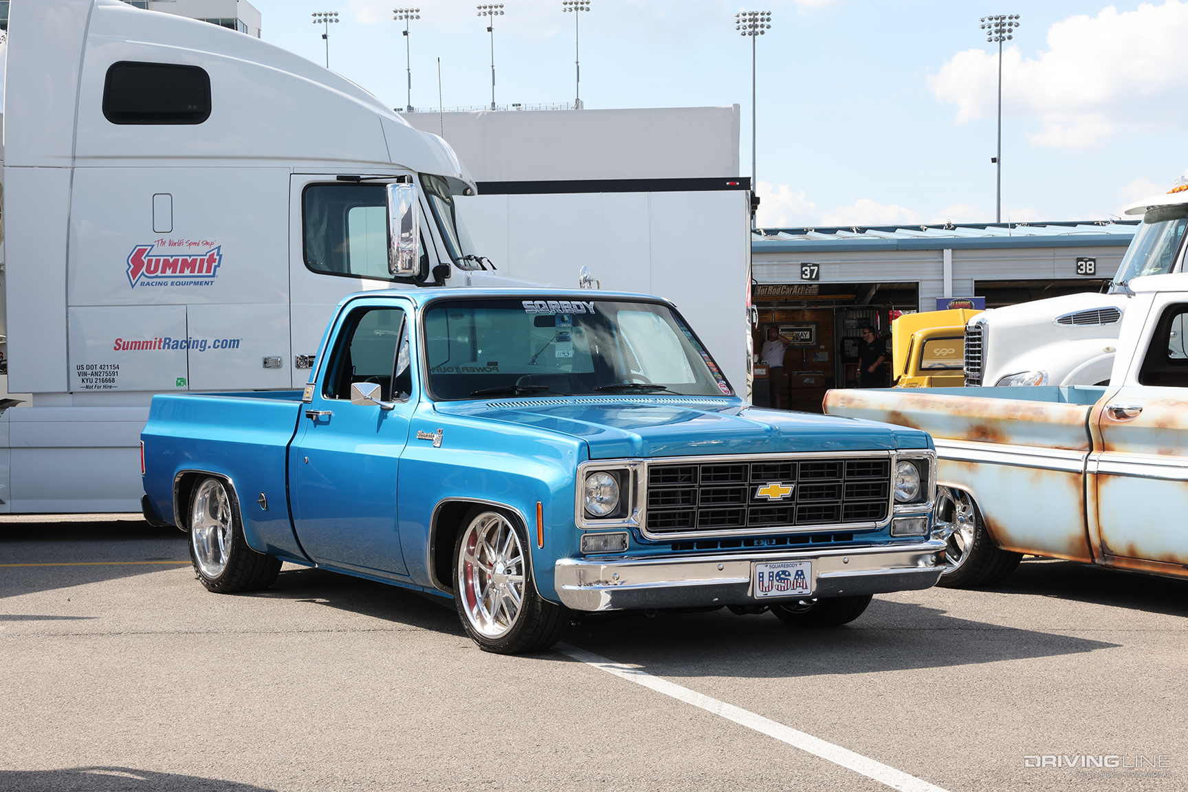 Joey VanDuser’s ‘78 Chevy C10 at ’23 C10 Nationals in Nashville, TN