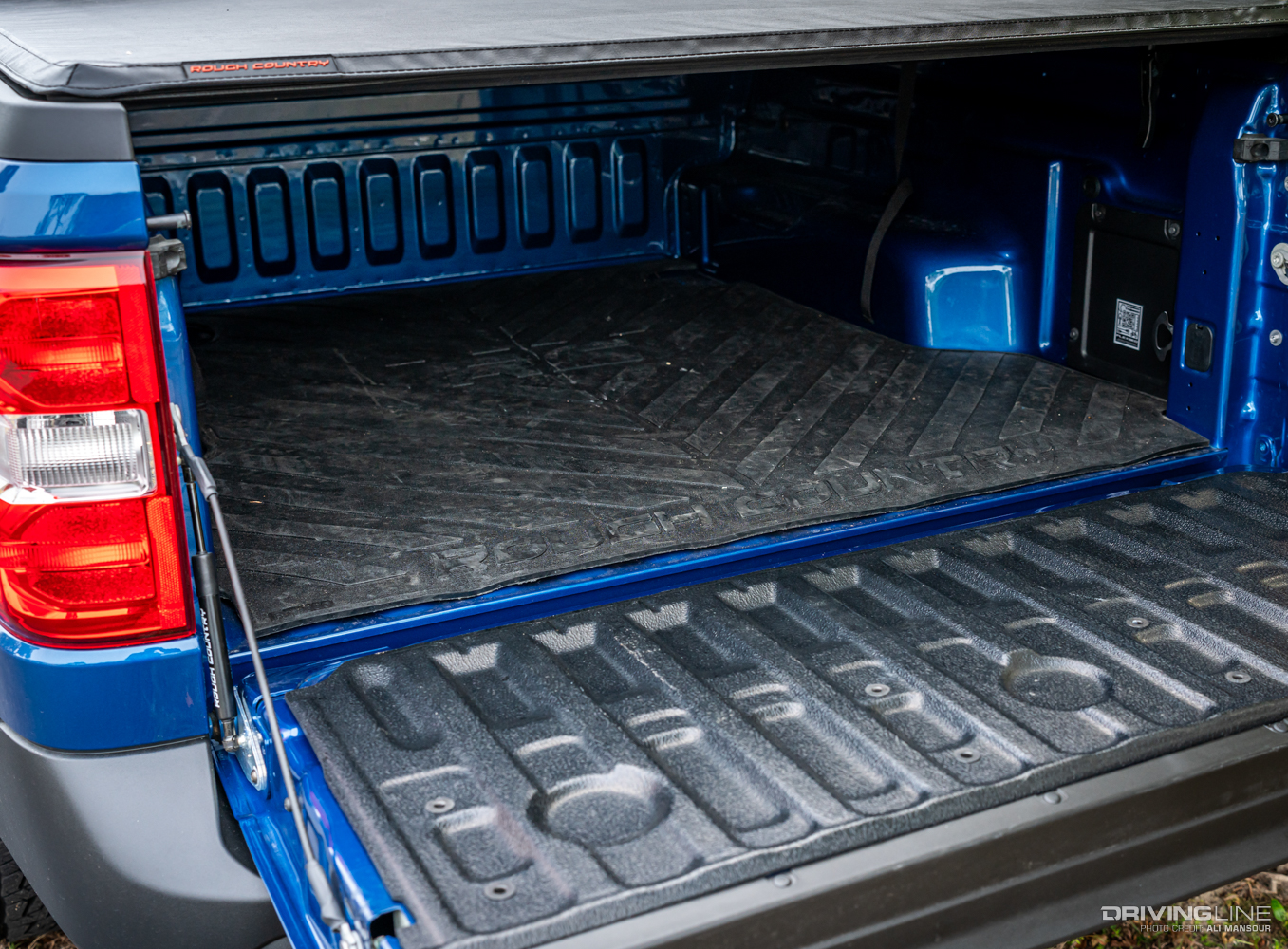 Ford Maverick rough country bed mat and Ford tailgate protector