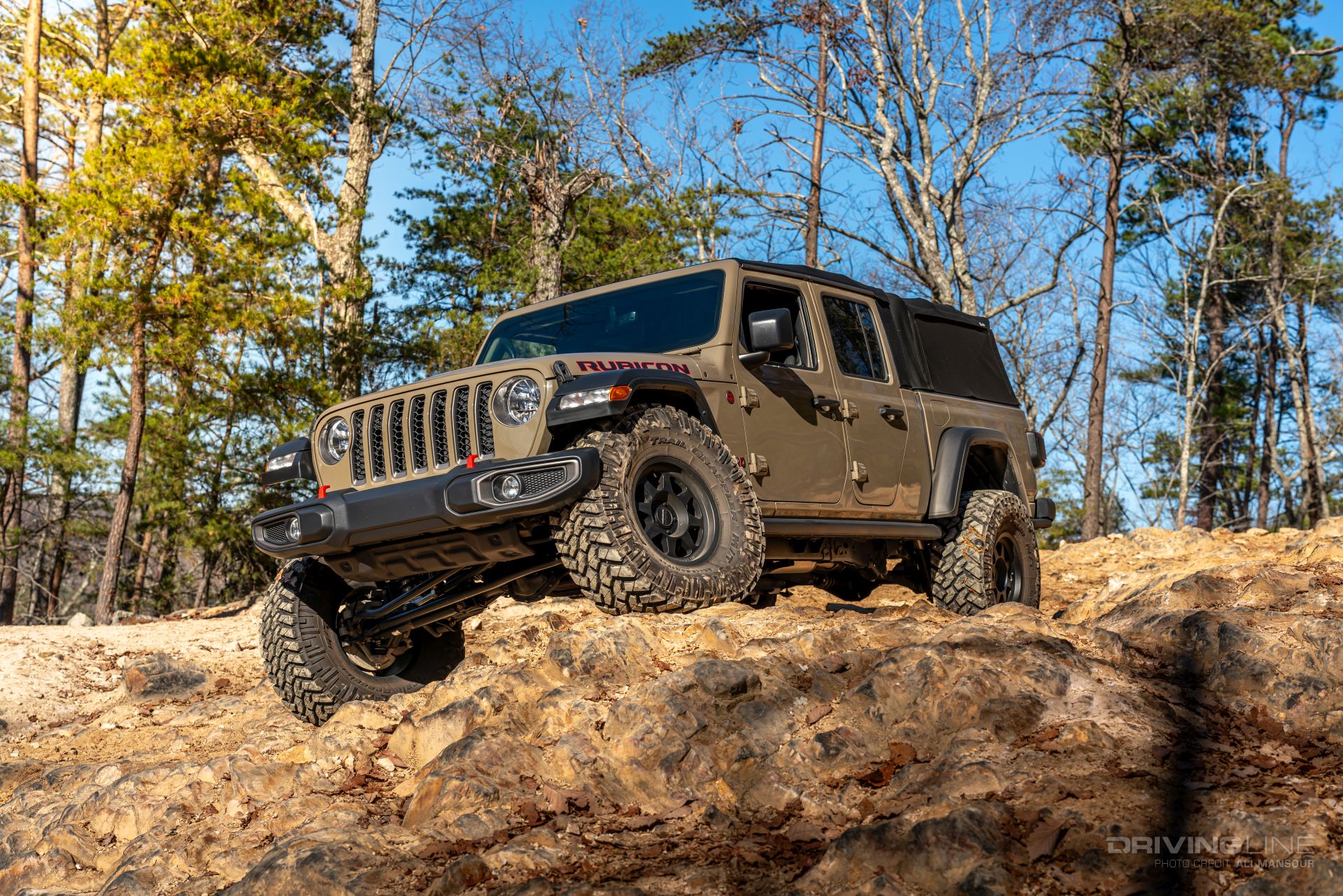 Jeep Gladiator Rubicon 3 inch lift 38 Nitto trail Grappler Uwharrie