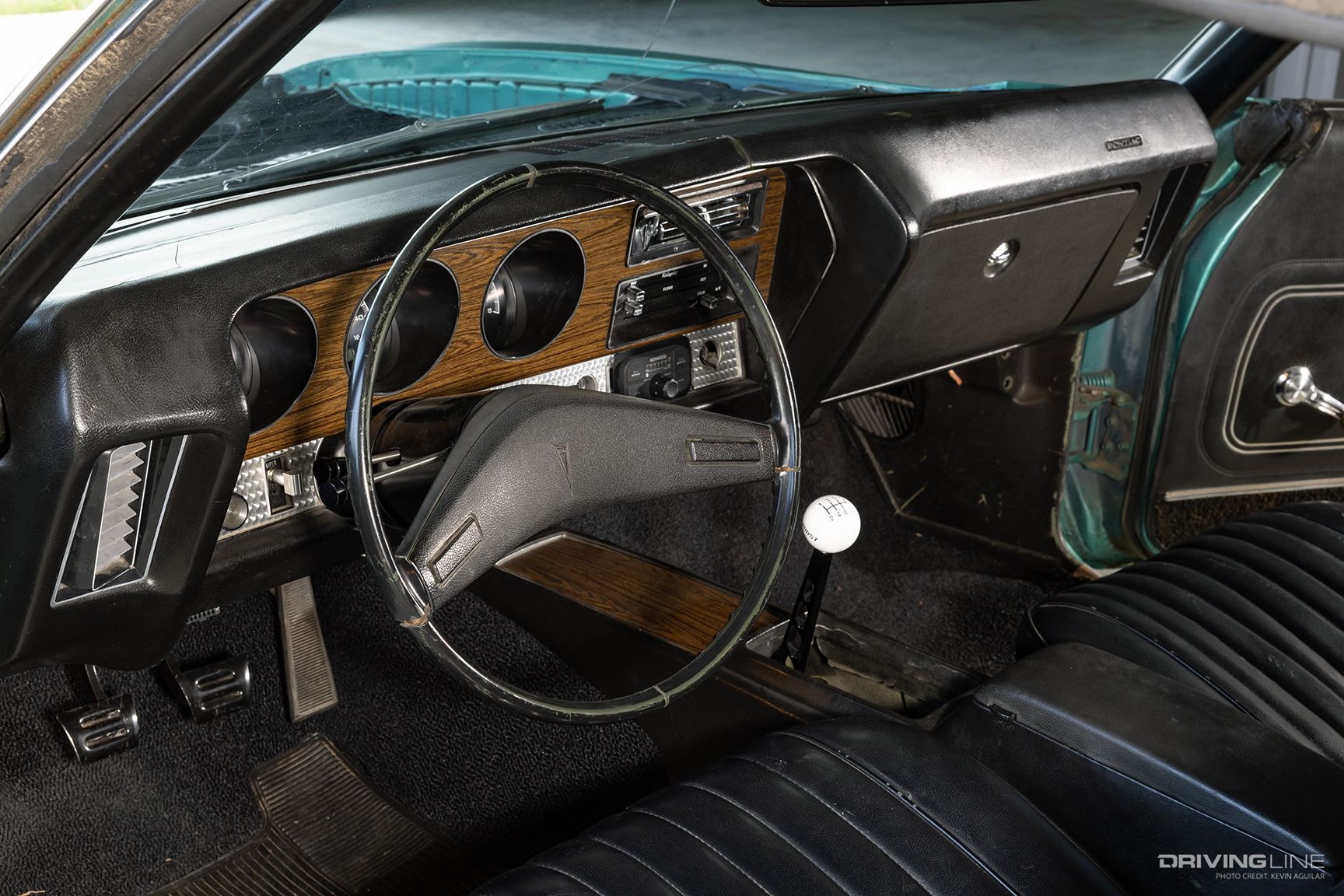 Dash of Cynthia Pierce's '72 Pontiac GTO
