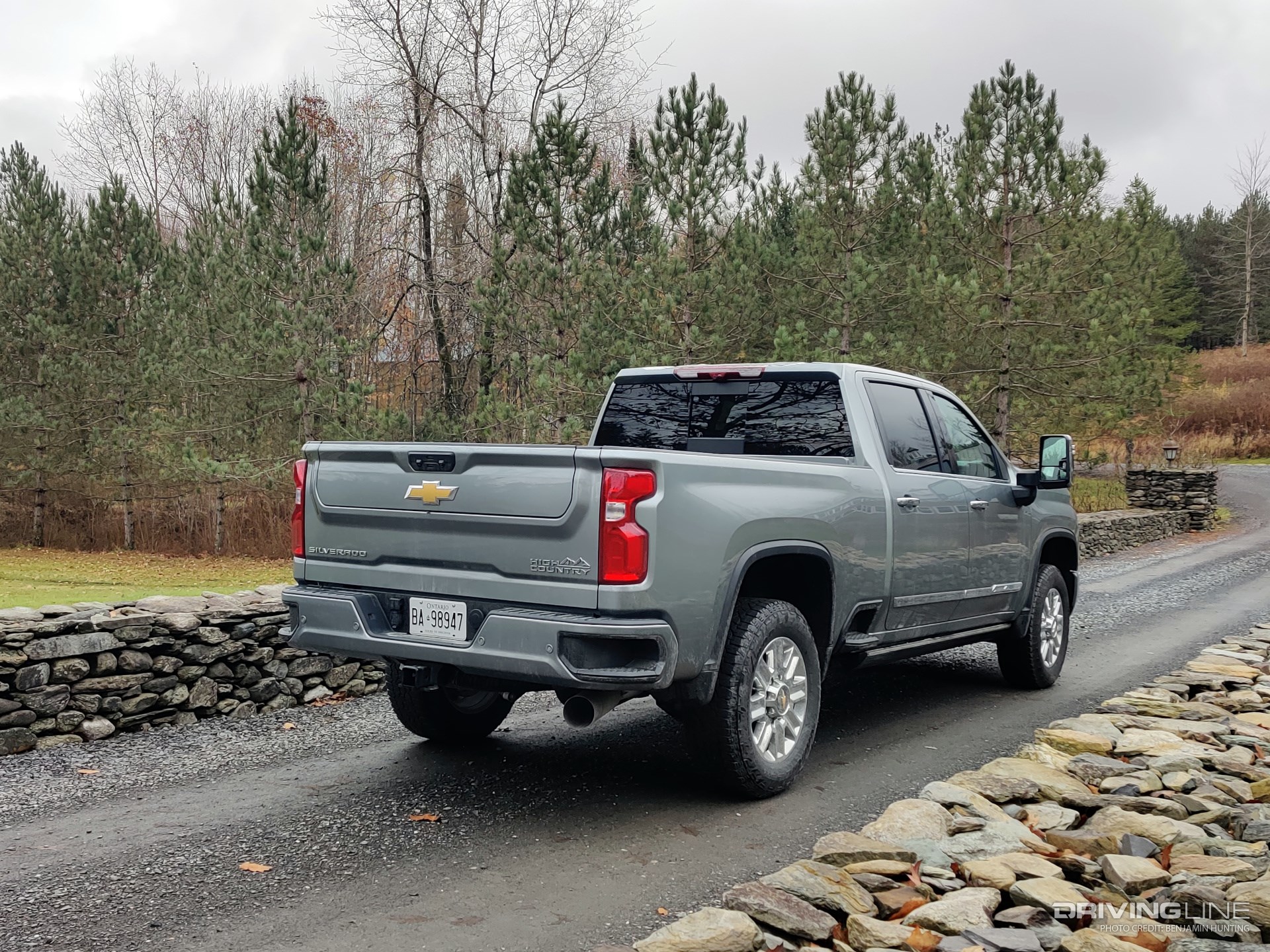 2024 Chevrolet Silverado 2500 HD High Country on stone bridge
