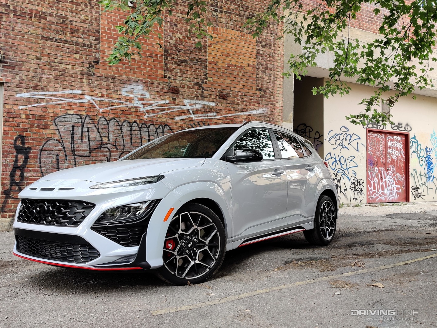 2023 Hyundai Kona N front 3/4