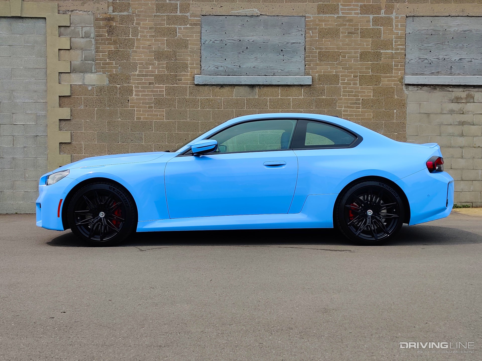2023 BMW M2 side profile view