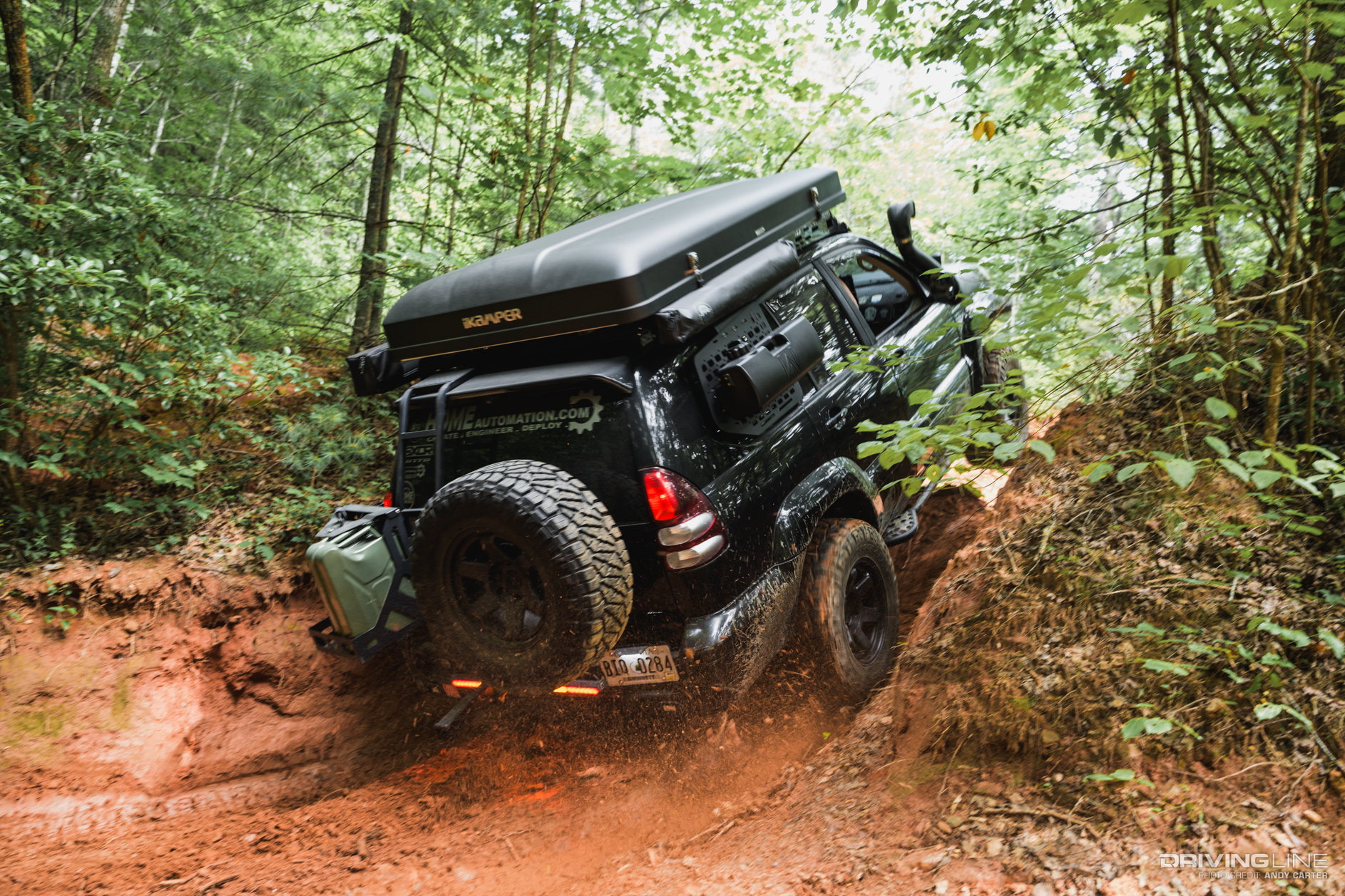 GX470 on Off-road trail