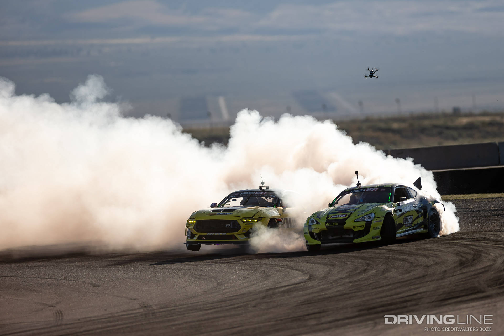 Chelsea DeNofa Tandem Drifting against Kazuya Taguchi at 2023 Formula Drift Utah