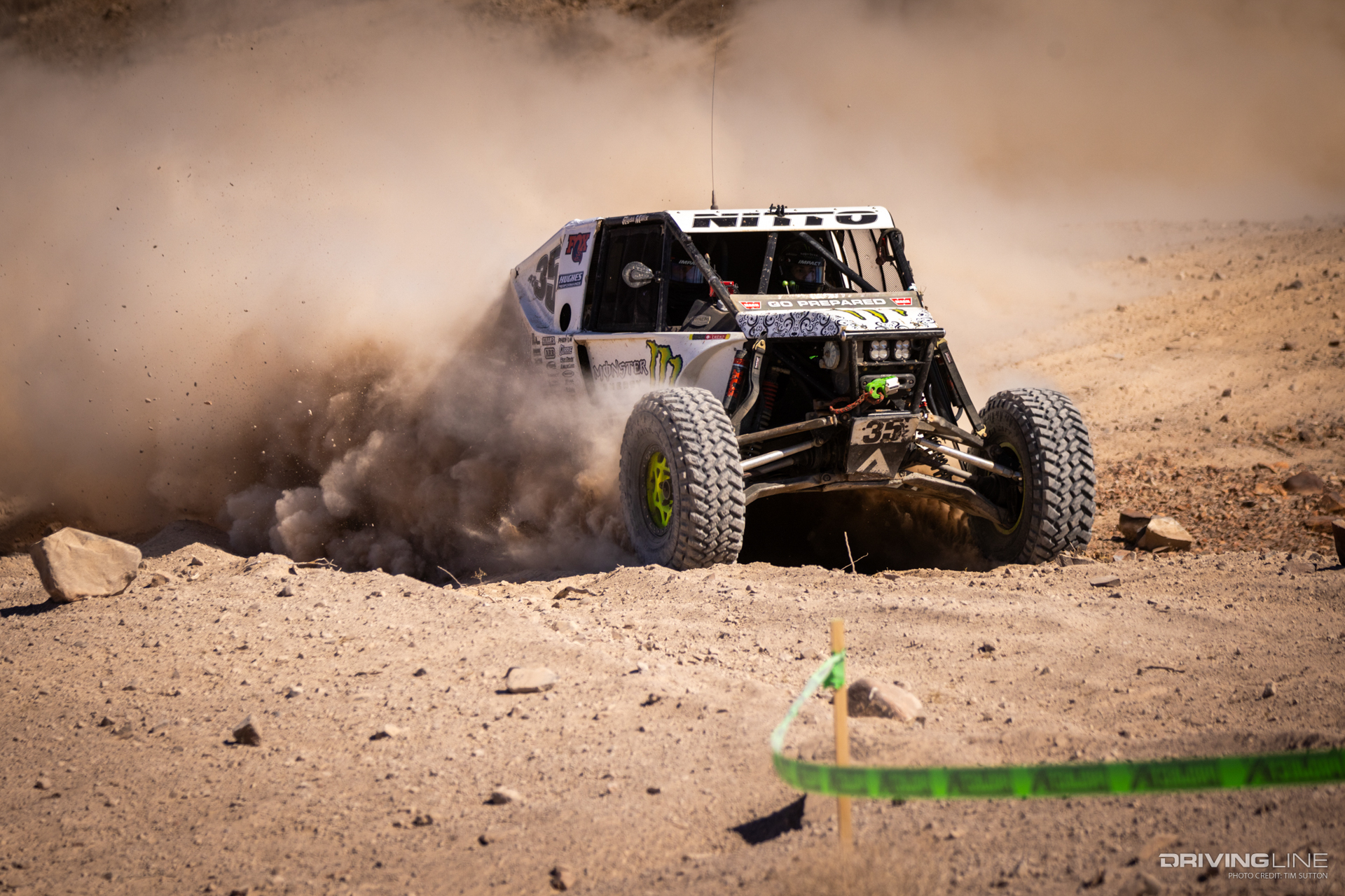 Bailey Campbell racing at the 2023 Ultra4 Finals at the Legends of Havasu