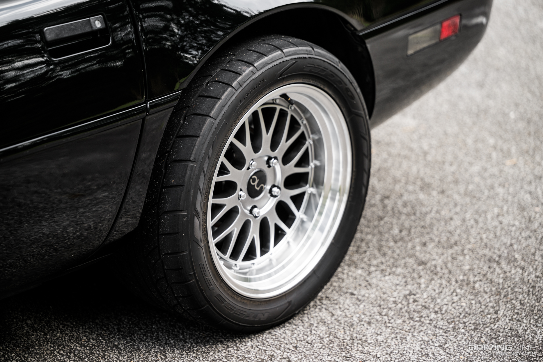 Nitto NT555 G2 Tires on Corvette rear