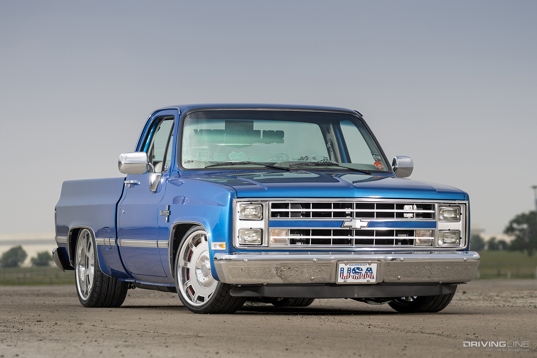 Front of Terry Hill's '87 Chevy R-10 Silverado