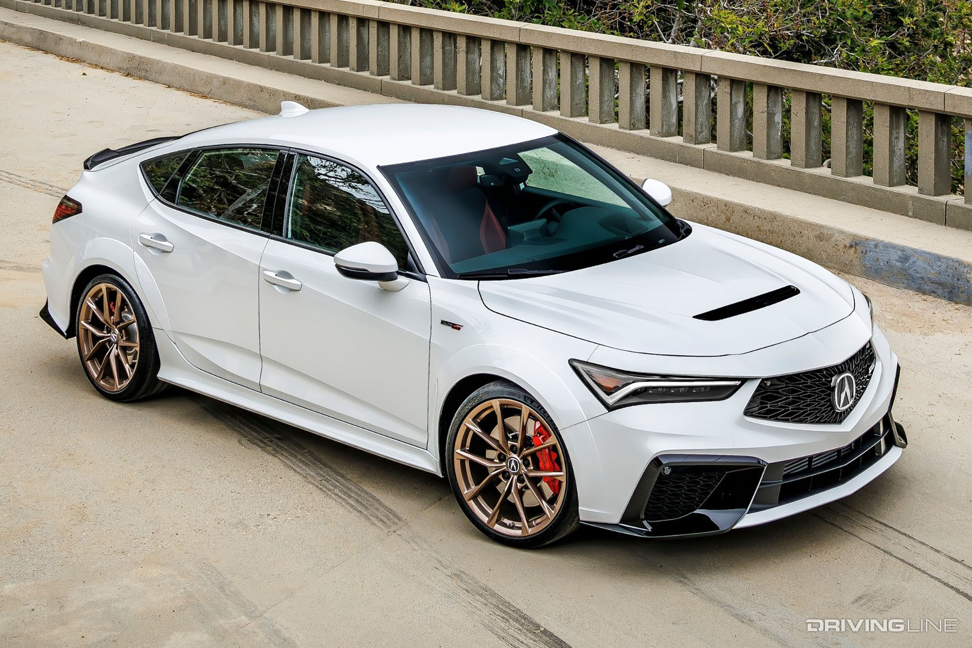 Integra Type S White Front 3/4